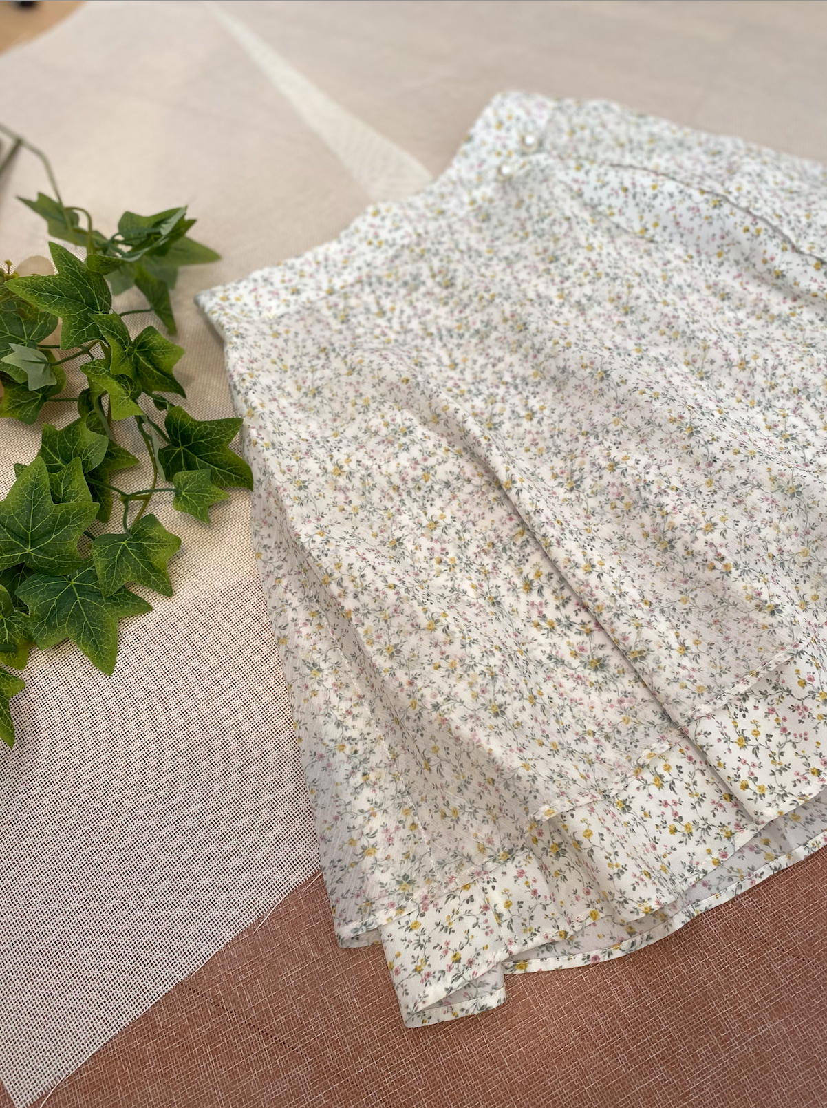 Sweety Flower Layering Skirt