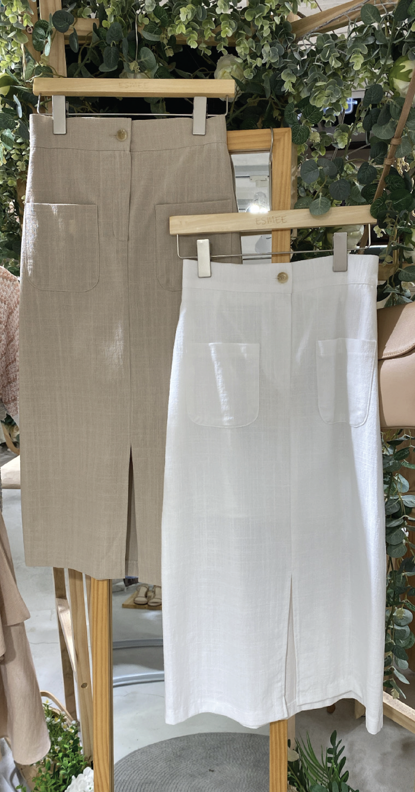 Love Yourself Linen Linen Skirt