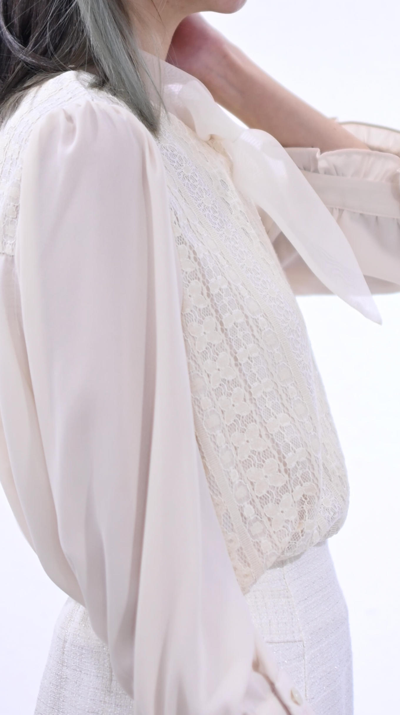 Simply Lovely Allover Lace Blouse
